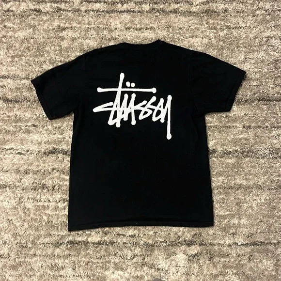 Stüssy Black Logo Tee - Picture 2 of 6